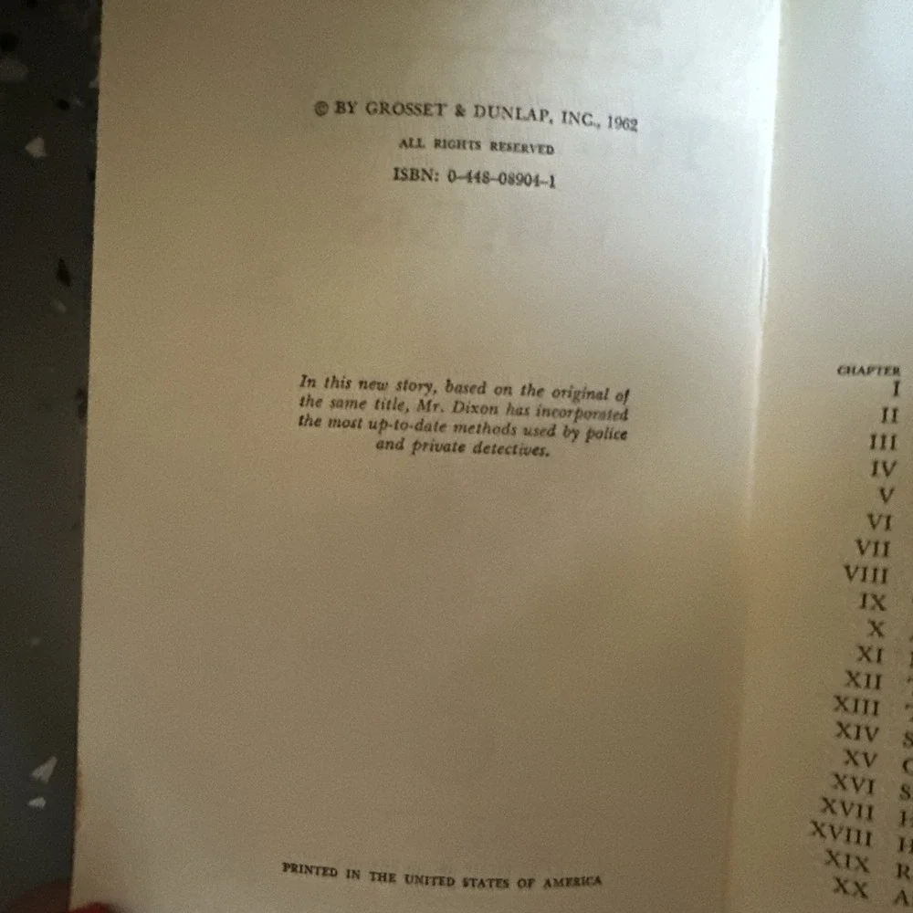 The Missing Chums (1962) Hardy Boys #4 Book Blue-Back
